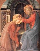 Fra Filippo Lippi Details of The Coronation of the Virgin oil on canvas